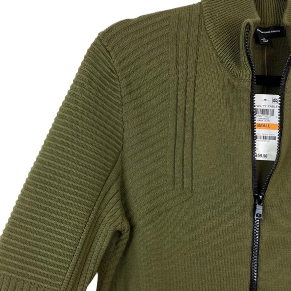 INC International Concepts Men's Zip Front Cardigan - Small - NWT - Picture 3 of 7